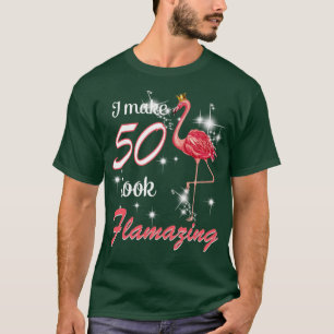 Camiseta Faço 50 Parecíveis 1969 50º Aniversário Flamin