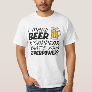 Camiseta Faço a cerveja desaparecer