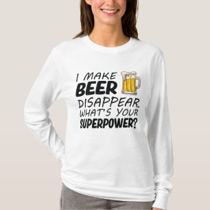 Camiseta Faço a cerveja desaparecer