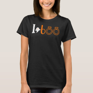 Camiseta Faço o Recem casados de Casamento de Halloween Gho