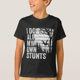 Camiseta Faço Todos os Meus Próprios Estunts Arborista Masc