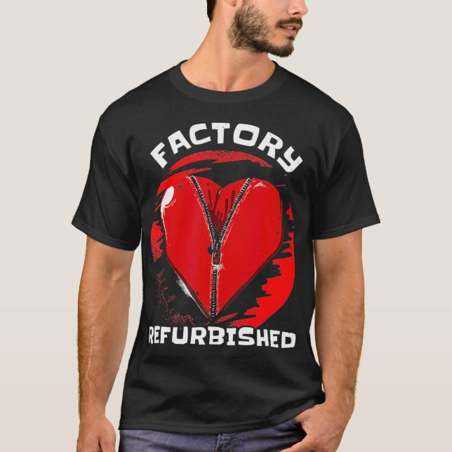 Camiseta Factory Refurbished Heart Surgery Survivor _1  (Frente)
