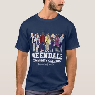 Camiseta Faculdade Comunitária Greendale retrô