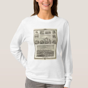 Camiseta Faculdade de Avoca Penn, construções de Oskaloos
