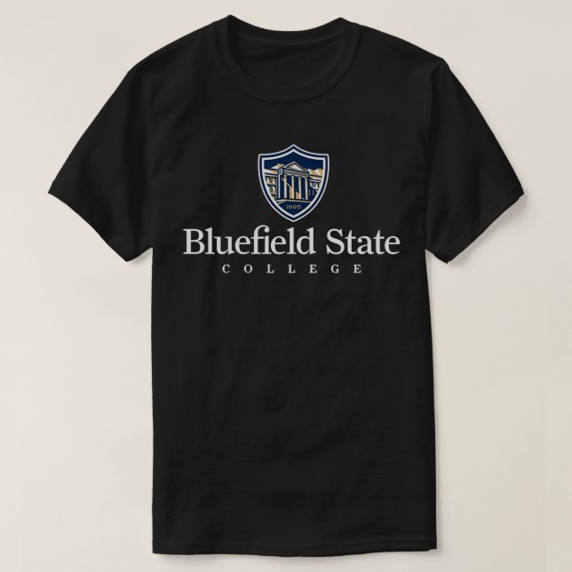 Camiseta Faculdade de Estado de Bluefield (Frente do Design)