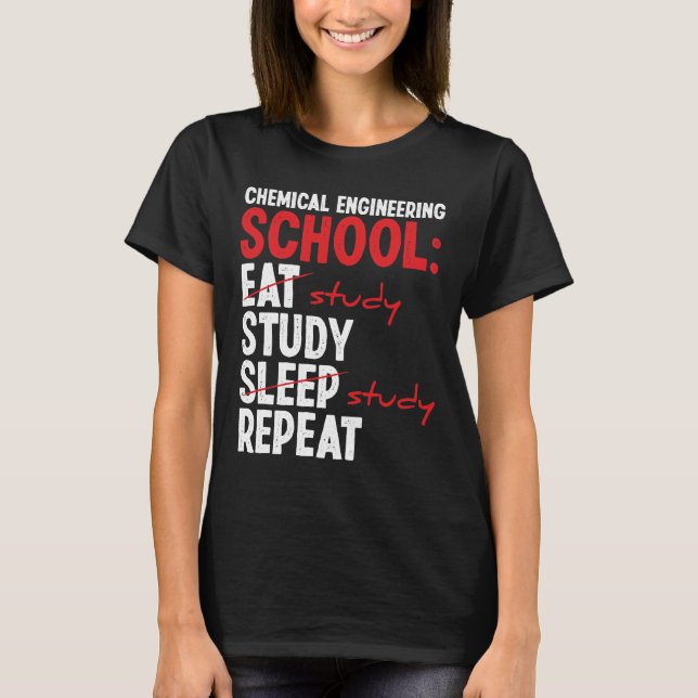 Camiseta Faculdade de Química de Graduação de Engenheiros Q (Frente)