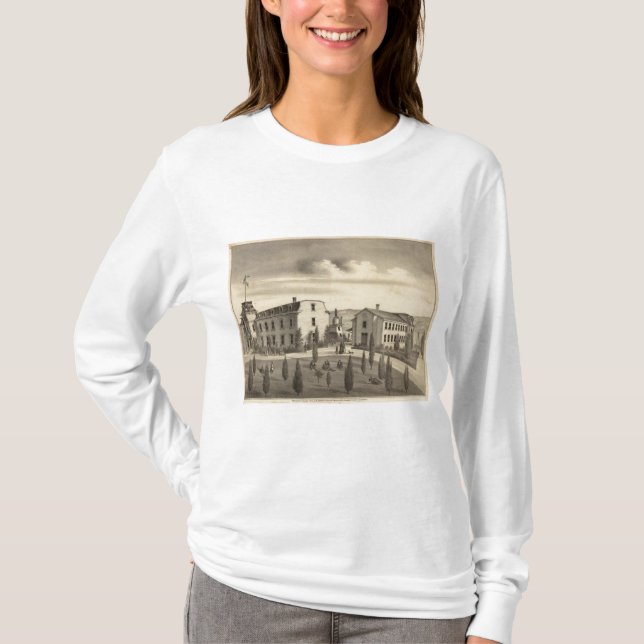 Camiseta Faculdade de Washington, Calif (Frente)