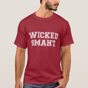 Camiseta Faculdade esperta má Boston (de Smaht)