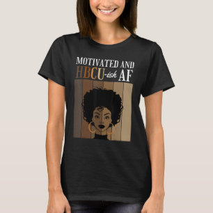 Camiseta Faculdade Histórica de Negra Histórica Motivada e