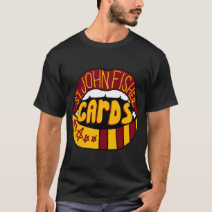 Camiseta faculdade st. john fisher lábios