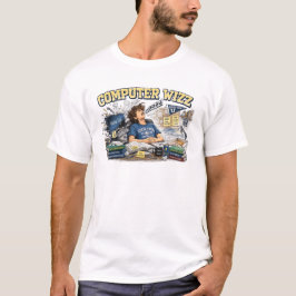 Camiseta Faculdades loucuras "Computador Wizz"