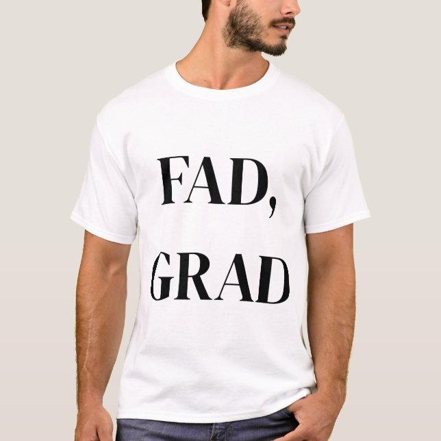 Camiseta FAD,T-Shirt de Graduação de FORMANDO (Frente)