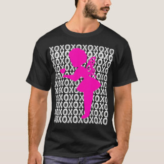Camiseta Fada Afro-Americana Silhout Black Love Fada