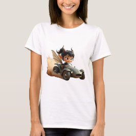 Camiseta Fada ao Luar das Dunas Errantes. 