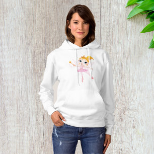 Camiseta Fada Bailarina com Varinha Mágica e Asas