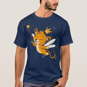 Camiseta Fada Cheetah Wildlife Animal Místico Cheetah Fai