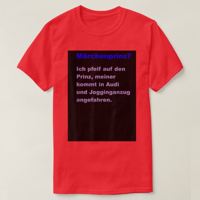 Camiseta Fada - Contar Príncipe (Frente do Design)