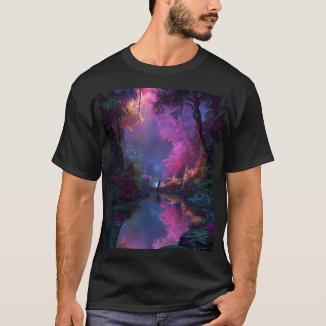 Camiseta Fada da Floresta junto ao Lago (Frente)
