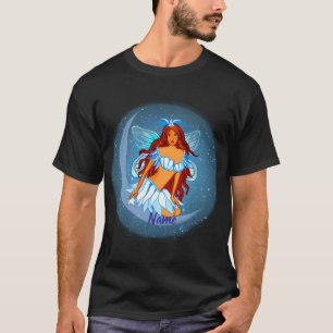 Camiseta Fada da Lua Noturna Azul