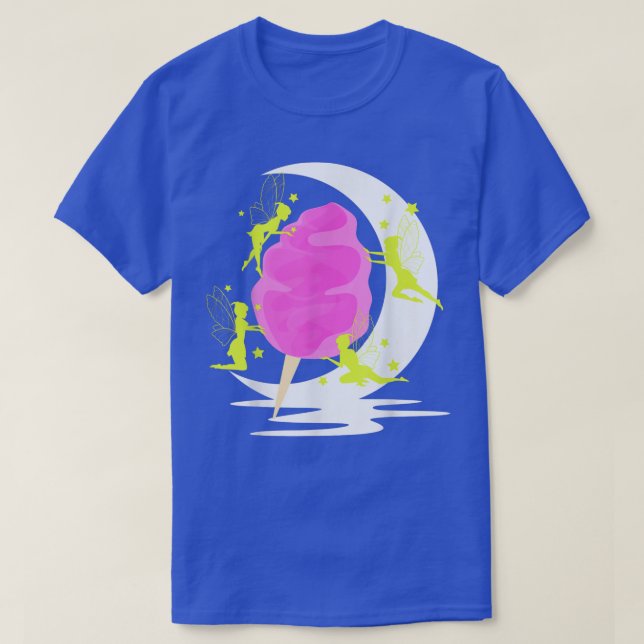 Camiseta Fada De Algodão Docinho Fio Noite Lua (Frente do Design)