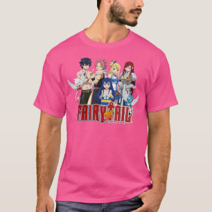 Camiseta Fada de anime-Kawaii Otaku-tail-Japonês-Natsu-Waif