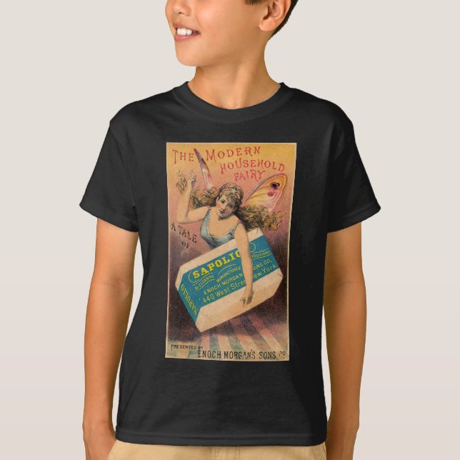 Camiseta Fada de anúncio de sabão antigo (Frente)