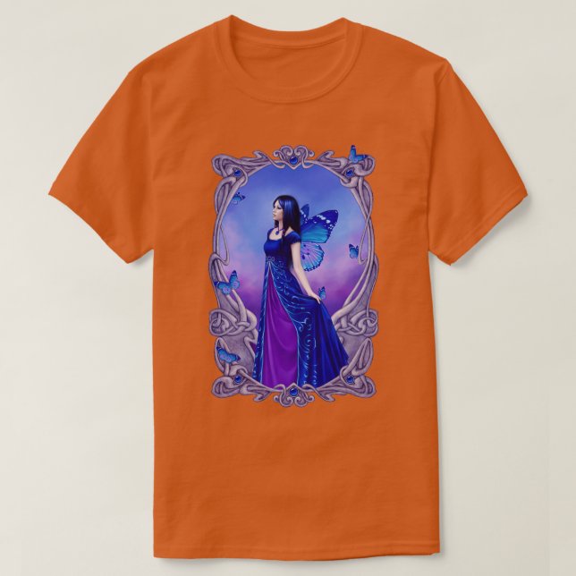 Camiseta Fada de Birthstone Sapphire (Frente do Design)