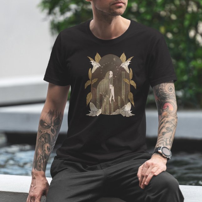 Camiseta Fada de Cascata Escura (Criador carregado)