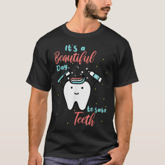 Camiseta Fada De Dente Bonita É Um Belo Dia Para Salvar Tee