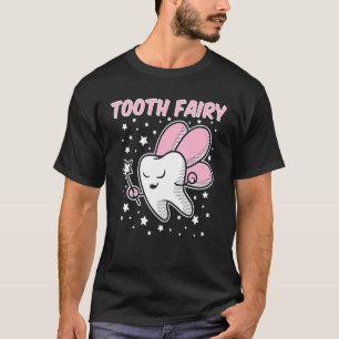 Camiseta Fada de Dente Bonita Halloween Costume Dental Assi
