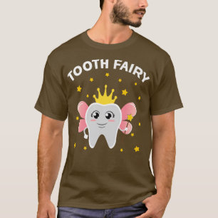 Camiseta Fada De Dente Fada De Halloween Figuram Para A Fac