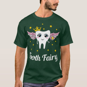 Camiseta Fada De Dente Freguiça Figurino Para Crianças