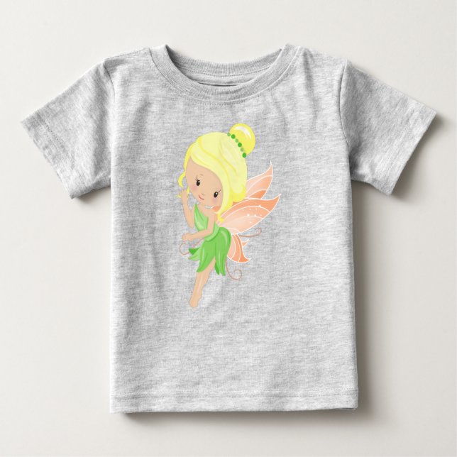 Camiseta Fada De Floresta, Fada De Mágica, Fada De Cuta, Ca (Frente)
