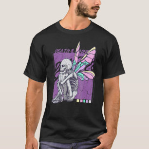 Camiseta Fada De Gótico E Tristeza, Grunge Estética Justa