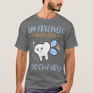 Camiseta Fada de Leite Pediatra Dentista Cute Dentist