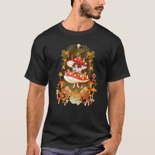 Camiseta Fada de Linho-de-Lúpulo-de-Lama Fairycore Ventilad