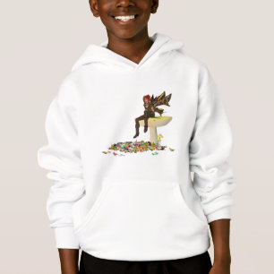 Camiseta Fada de menino irlandês sobre capuz de galinha