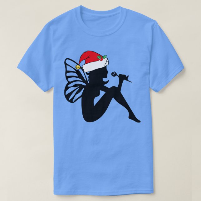 Camiseta Fada de Natal Fácil (Frente do Design)