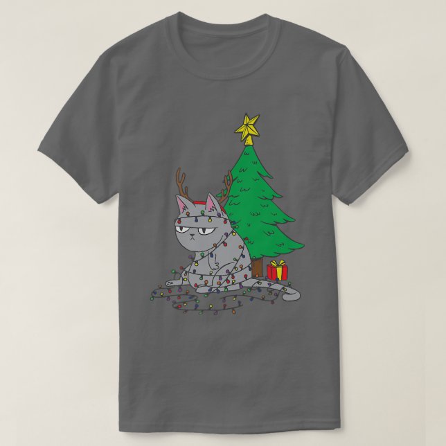 Camiseta Fada de Natal Feia Luz de Natal Feia (Frente do Design)