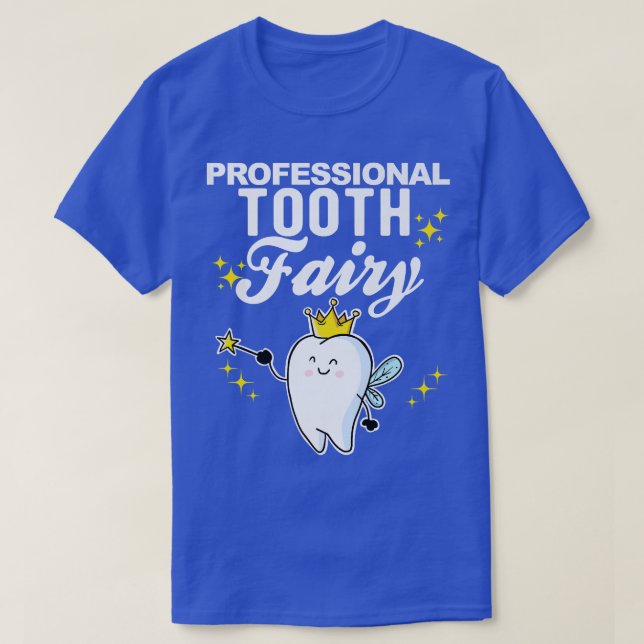 Camiseta Fada dentária profissional (Frente do Design)