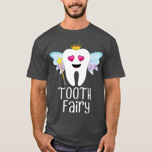 Camiseta Fada Dente Fada do Halloween Fumaça Engraçada Cria