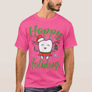 Camiseta Fada Dente Feliz Férias Design para Dentista Dent
