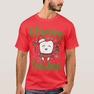 Camiseta Fada Dente Feliz Férias Design para Dentista Dent