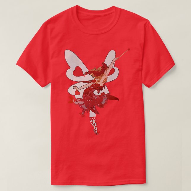 Camiseta Fada do Coração namorados (Frente do Design)