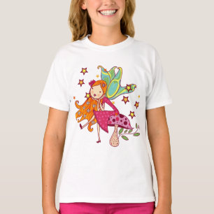 Camiseta Fada do jardim no cogumelo