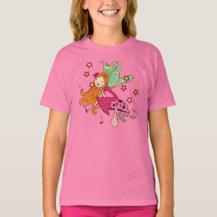 Camiseta Fada do jardim no cogumelo