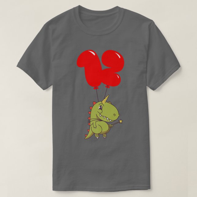 Camiseta Fada e 12 de FadaFadaFadaKids Partido Balão (Frente do Design)