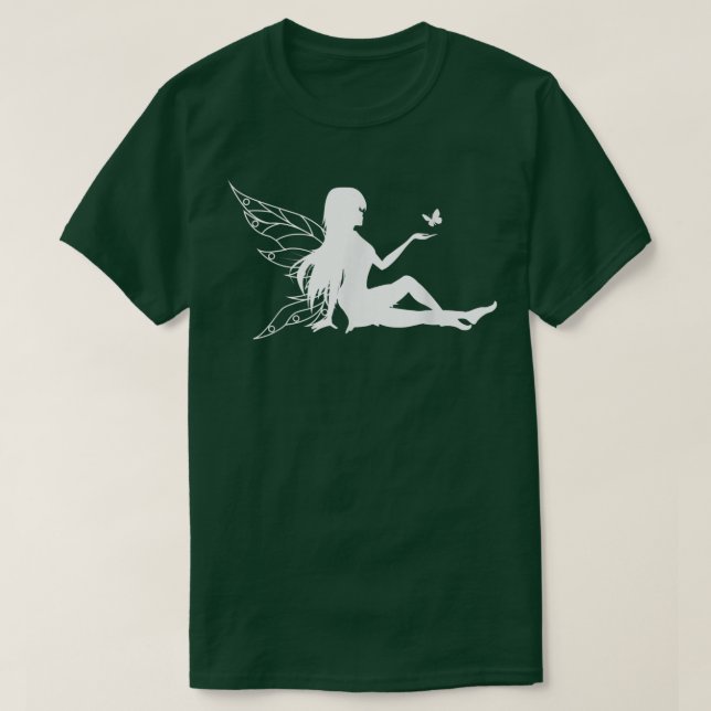 Camiseta Fada e borboleta (Frente do Design)