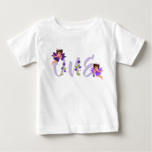 Camiseta Fada Encantada Garota Florestal Um Bebê de Anivers