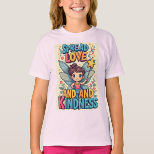 Camiseta Fada encantadora com varinha espalhando alegria